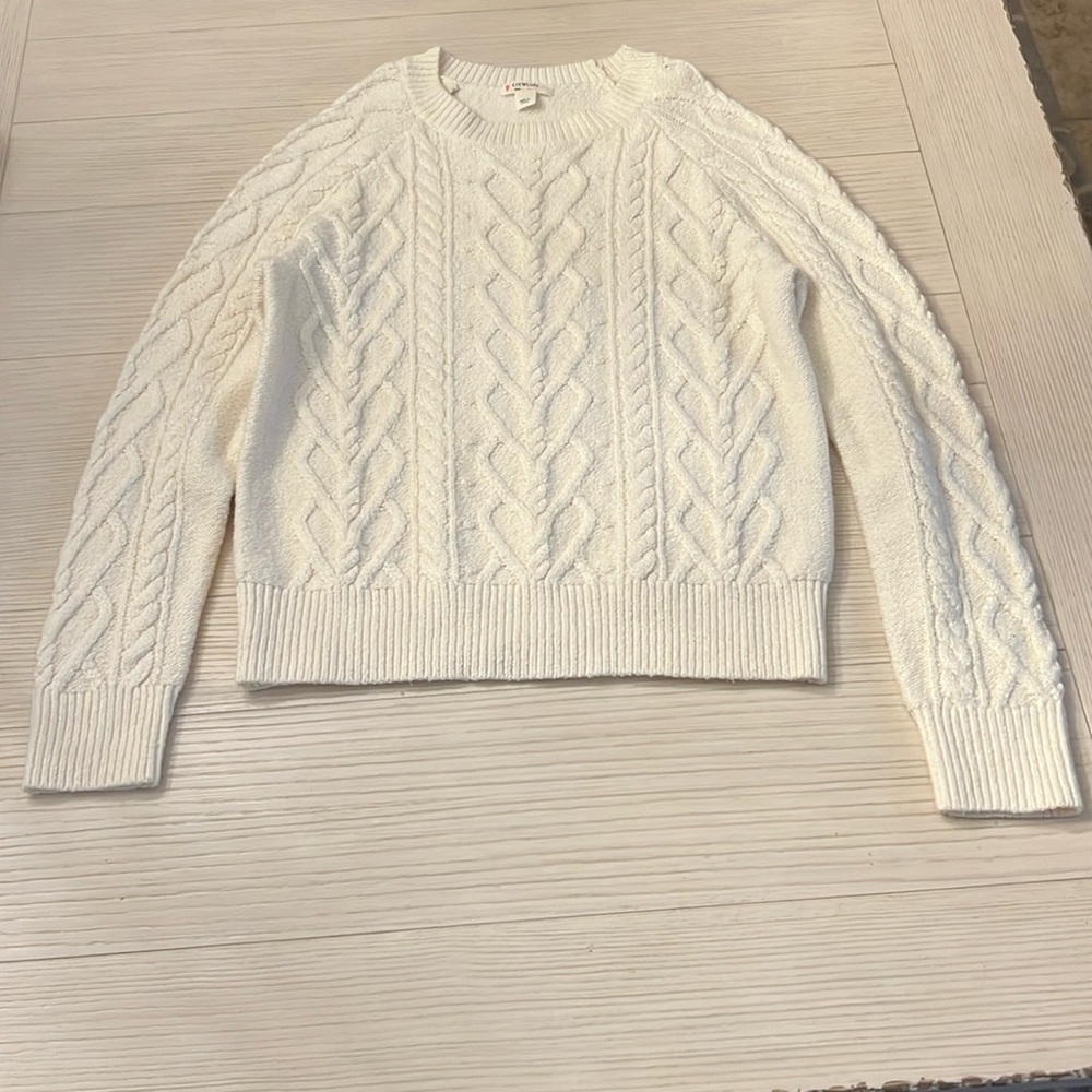 Cream Crewcuts sweater worn once. L 10/11 EUC